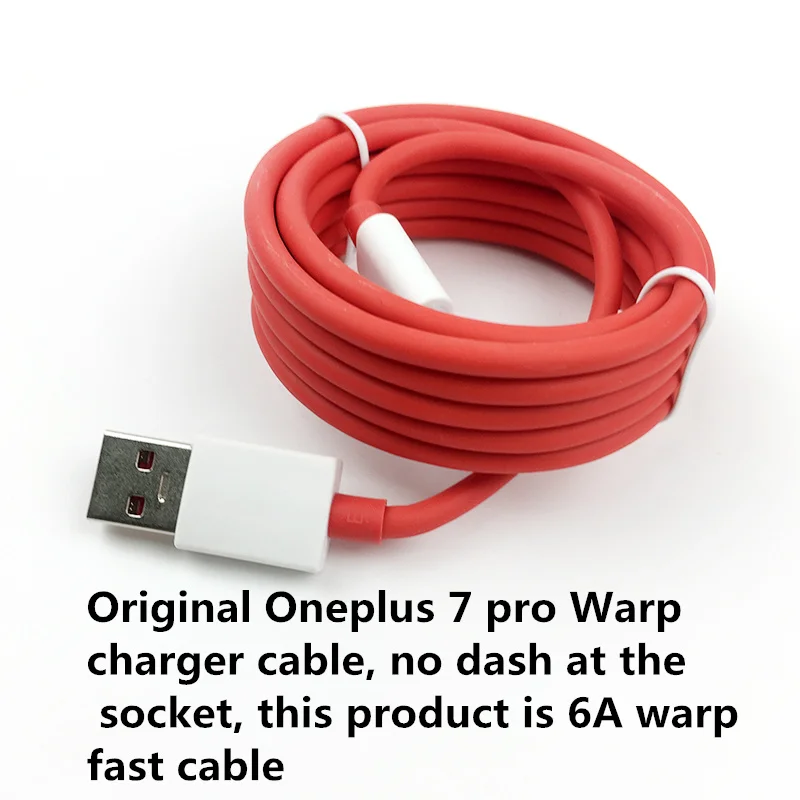 Оригинальный зарядный кабель Oneplus 8 pro Warp 6A USB Type C для смартфона oneplus 7 7t 6T 6 5T 5 3T
