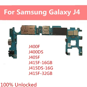 

100% Unlock Mainboard For Samsung Galaxy J4 J400F J400DS J405F J415F J415DS Full Chips Motherboard Logic Board Android OS