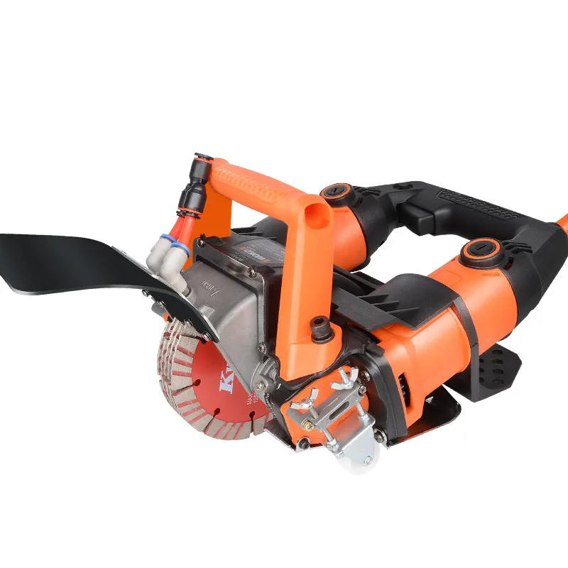 

220V Electric Wall Chaser Double motor wall slotting groove-cutting machine 5200W 10500RPM Depth: 45MM Width: 72MM