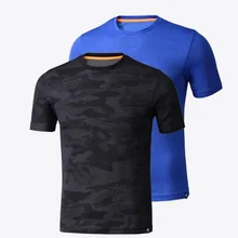 Новая мужская камуфляжная футболка с коротким рукавом PROEASE быстросохнущая спортивная мужская Толстовка