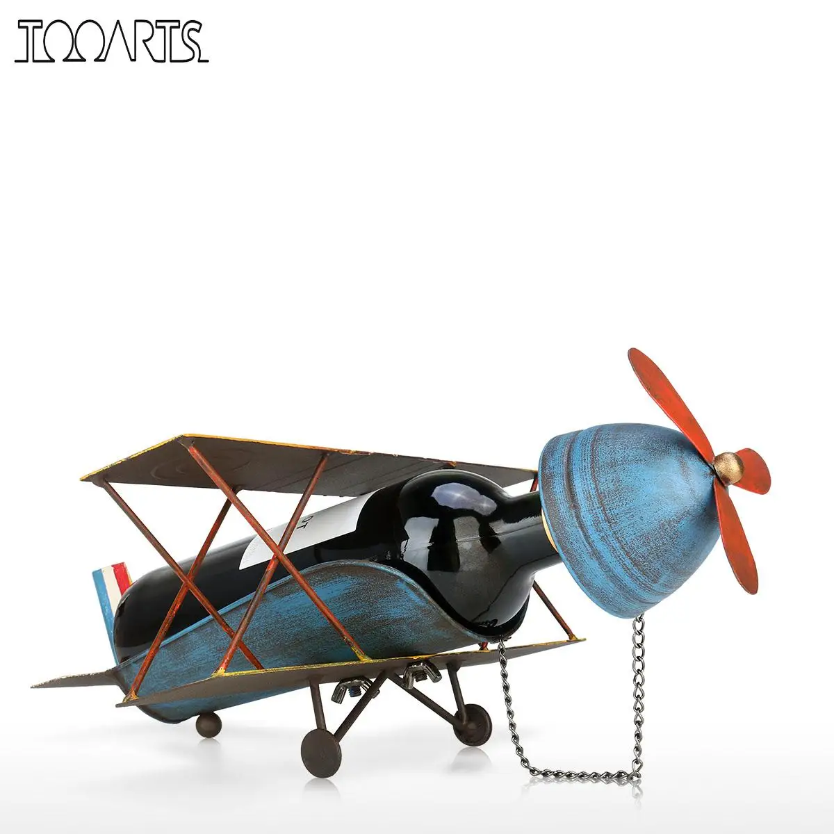 Винная стойка Airplane металлический держатель винной бутылки для виски настольная