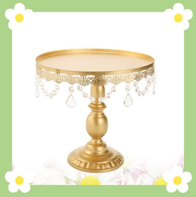 Gold Mirror Dessert Stand