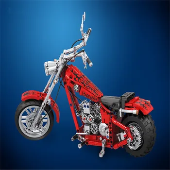 

Building Blocks Friends 568PCS DIY 1257 Cruise motorcycle Assembled Technology Series Blocks Educational Toy for Boys