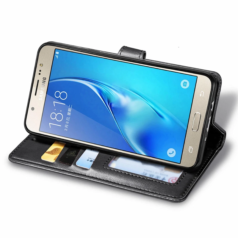 Чехол для телефона, чехол для samsung Galaxy J7, чехол для samsung J7, откидной кожаный бумажник, защитный чехол J 7 J710, Fundas Coque