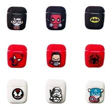 ТПУ силиконовый Bluetooth беспроводной чехол для наушников Защитный чехол для Airpods кожа аксессуары для Apple Airpods зарядная коробка