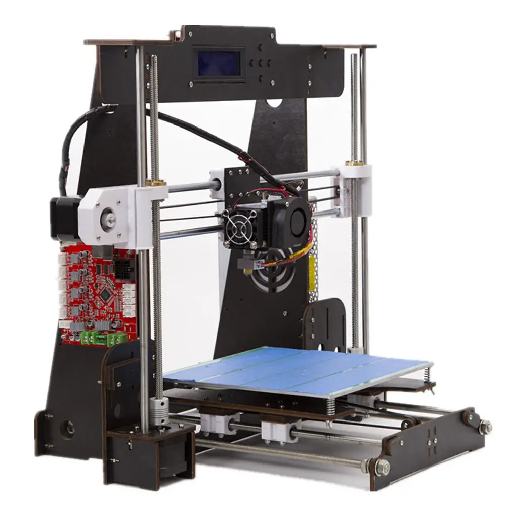 3D принтер Drucker A8 Prusa I3 нормальный 0 4 мм сопло i3 из алюминиевого сплава сделай сам