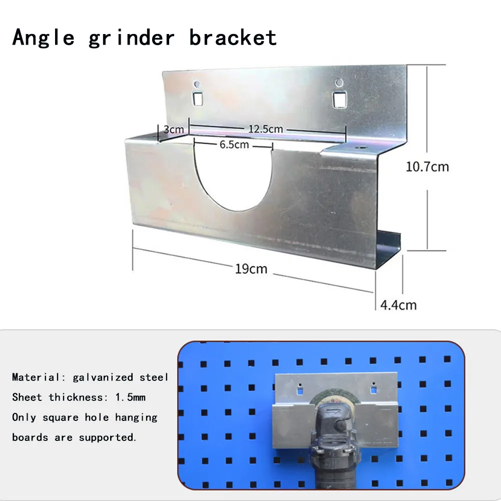 Wrench Organizer Tray Drill Angle Grinder Socket Storage Rack Holder Wall-Mounted Hardware Tool Bracket Hanging Board metal tool chest