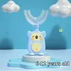 Brosse à dents en Silicone souple pour enfants, nettoyage buccal, en forme de U, avec support, santé et beauté, 2023, 360