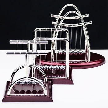 

Early Fun Development Educational Desk Toy Gift Newtons Cradle Steel Balance Ball Physics Science Pendulum