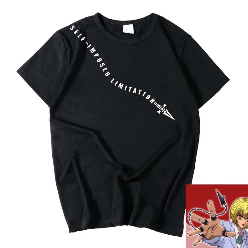 Новая аниме Killua Zoldyck Kurapika футболка Япония Hisoka · FREECSS Косплей Футболка хлопковая