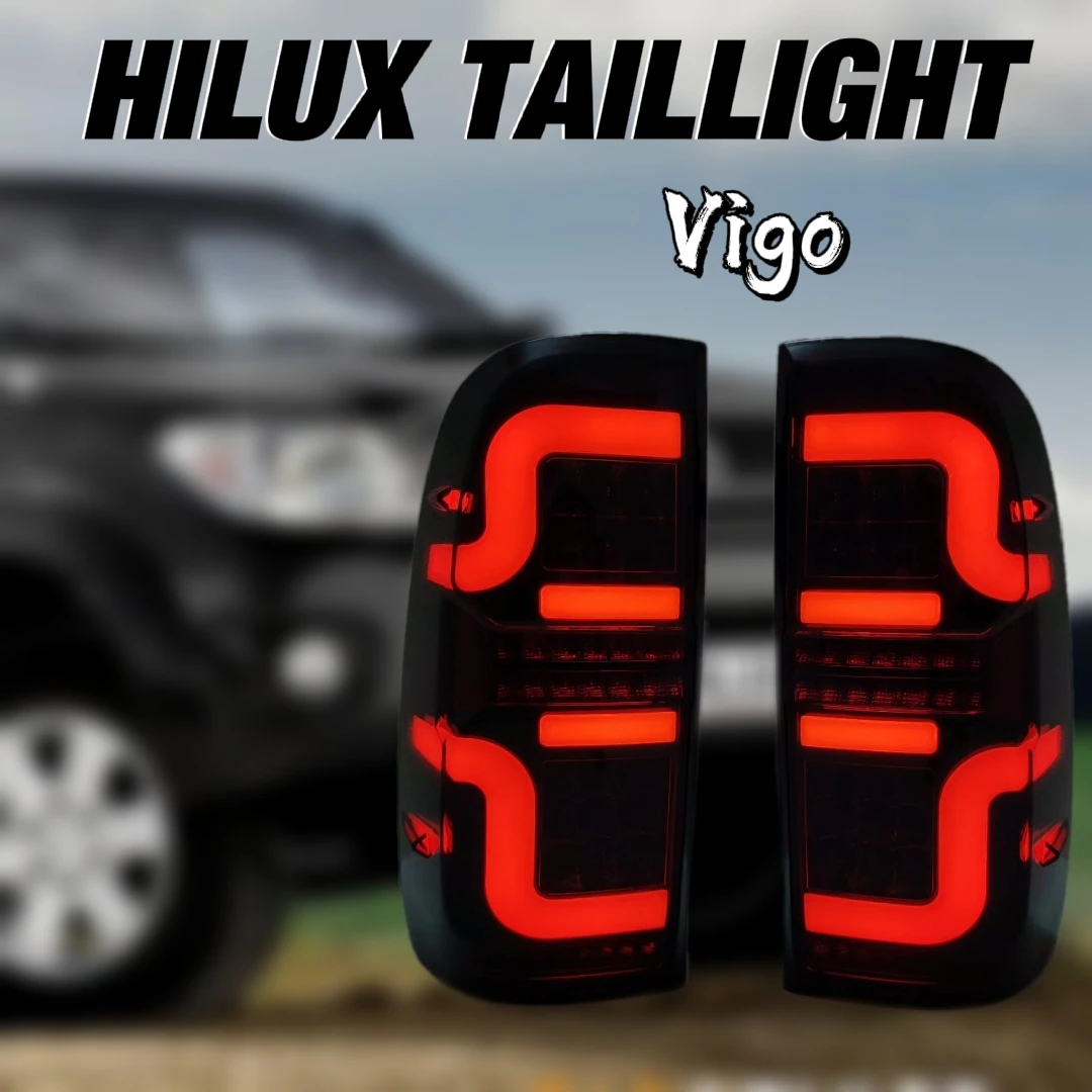 Задний черный дым светодиодный фонарь светильник бег подходит HILUX VIGO CHAMP SR5 MK6 MK7