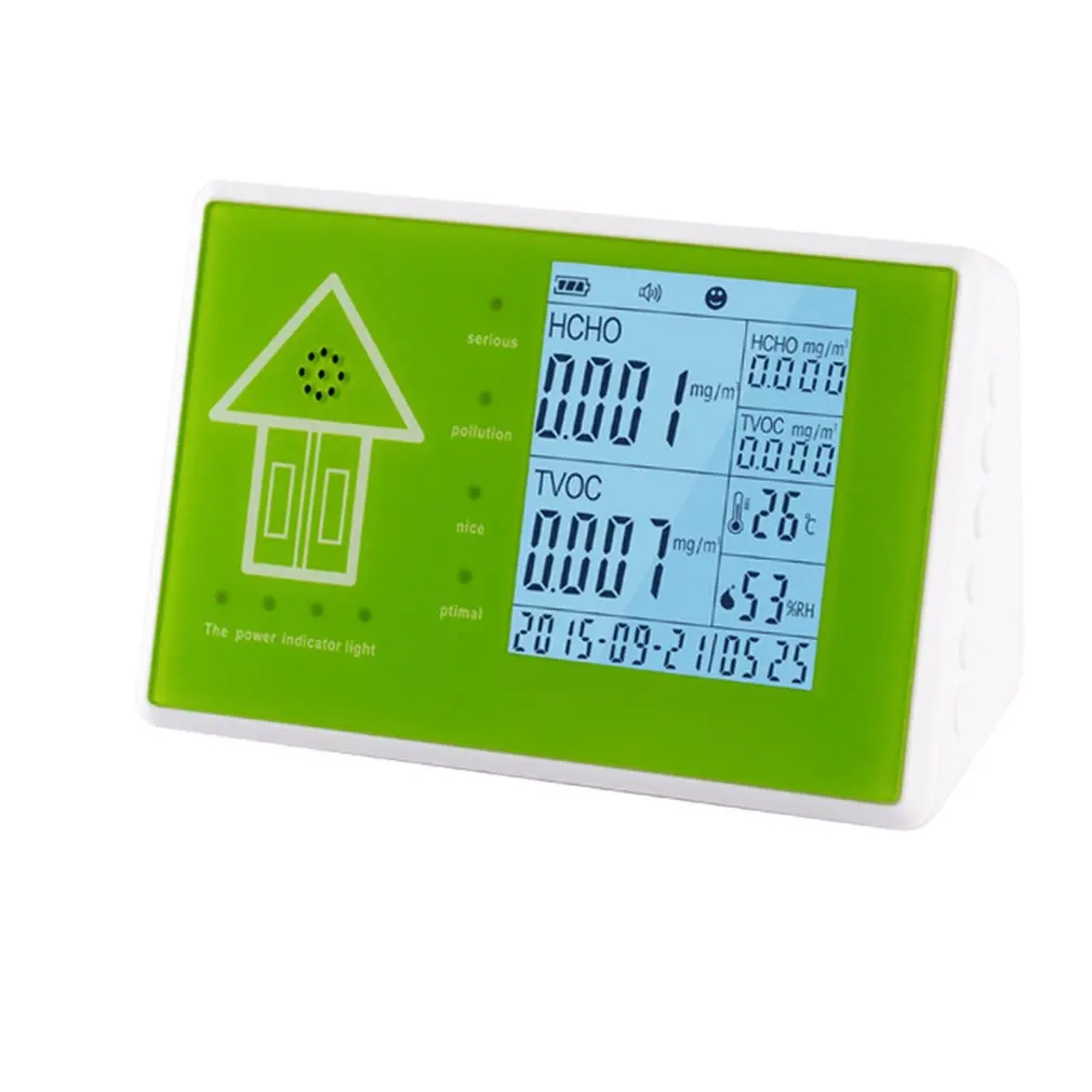 Air Quality Monitor Formaldehyde Detector Pm2.5 Detector Toluene Detector Pm10 Detector Gas Analyzer Pollution Meter Sensor