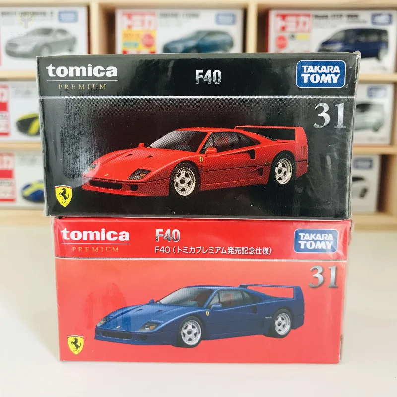 Автомобиль Tomy Ferrari F40 TP31 черная коробка модель автомобиля TOMICA из японского сплава