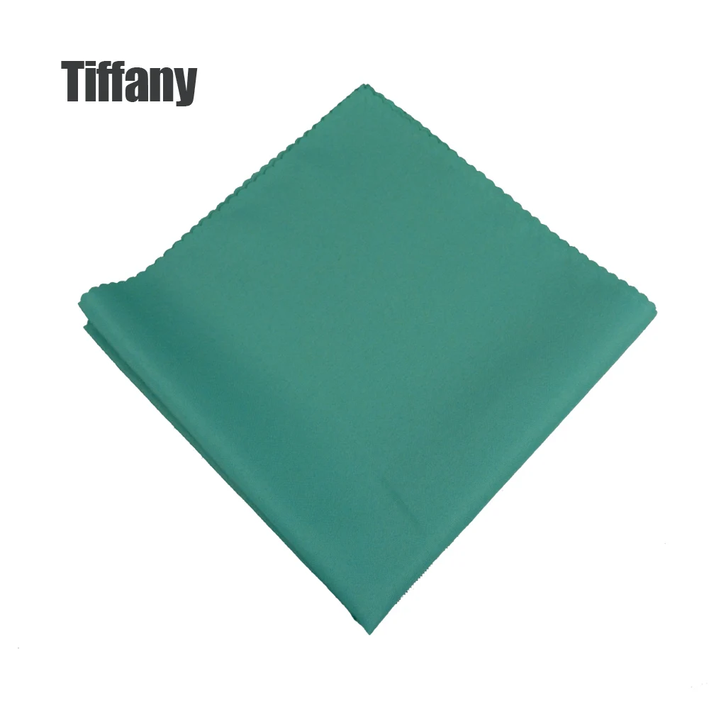 tiffany Украшение для свадебной вечеринки 1" Розовая/Тиффани/шампань однотонная квадратная полиэфирная столовая салфетка Банкетная салфетка для гостиницы 10 шт./партия - Цвет: tiffany