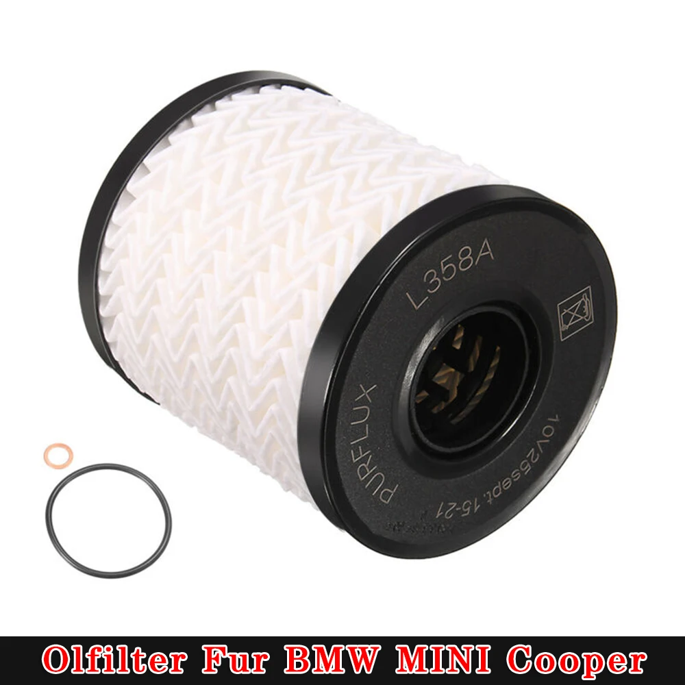 Аксессуары Масляный фильтр для BMW MINI Cooper R55 R56 R57 R58 R59 R60 новая прокладка