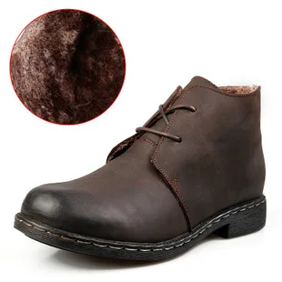 Высококачественные мужские ботинки в британском стиле; осенне-зимняя обувь; мужские модные ботинки на шнуровке; мужские ботинки из искусственной кожи; Botas; dcv45 - Цвет: brown flush