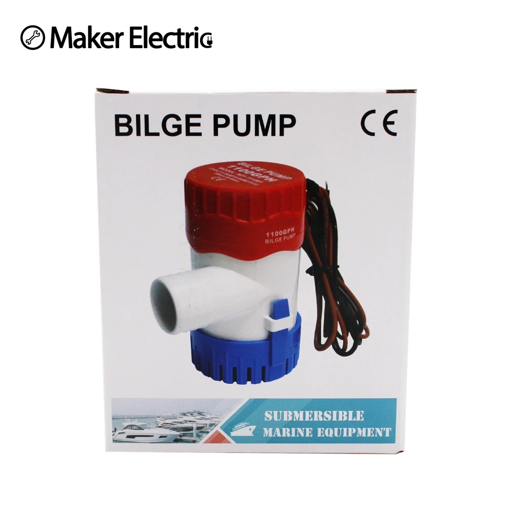 MKBP G1100 24 24V 1100GPH автомобильные насосы погружные лодки морской трюм низкая цена