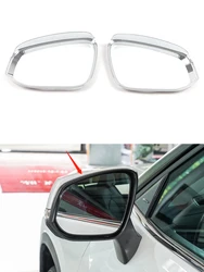Cadre de sourcil de rétroviseur de voiture, couverture de garniture ABS chromé, accessoires d'intérieur, pour Toyota Highlander 2020 2021 2022 