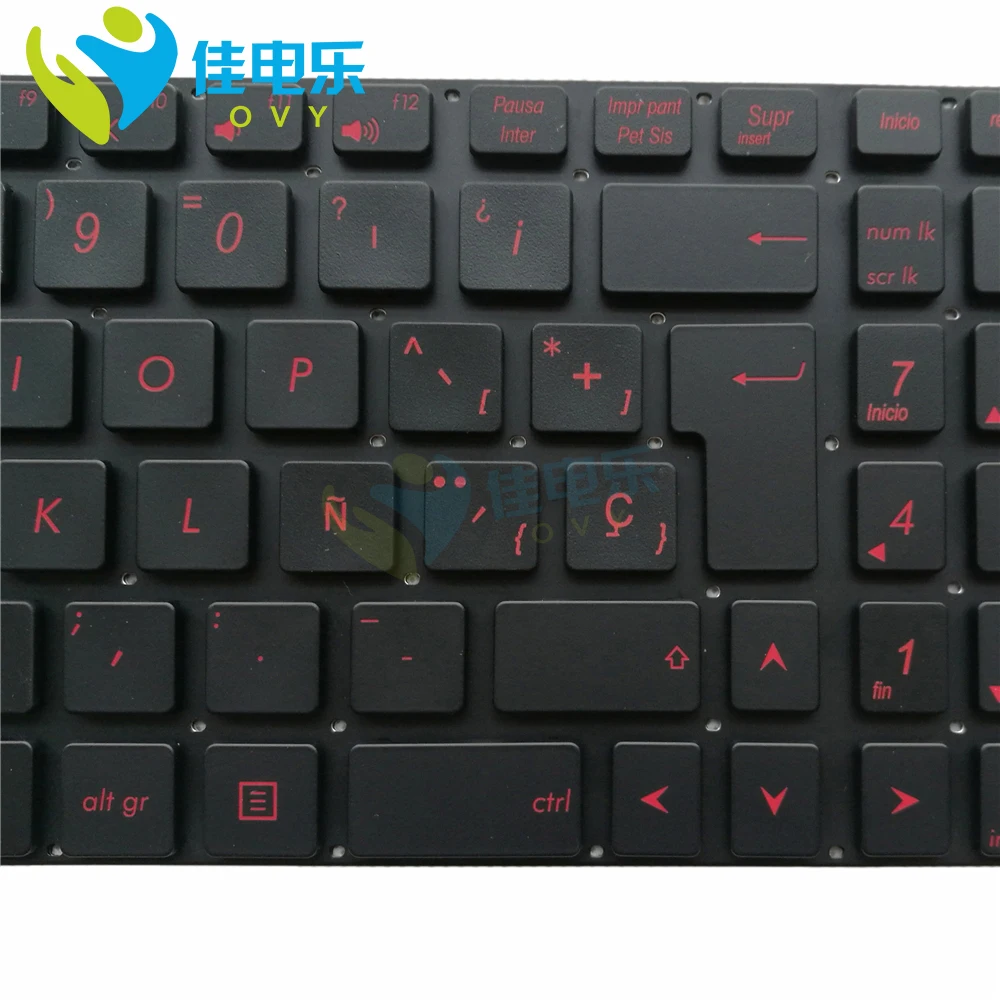 Teclado do Portátil para Asus Backlit G551jk G551jm G551vw G551jw sp Espanha Teclado 0knb0-662csp00 N551 G551 N551j N551jb - Imagem 2