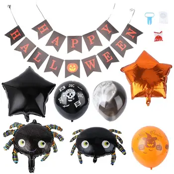 

Party Supplies Letter Hanging Banner Halloween Party Ornament Halloween Decoration Halloween Balloon Set for Home Party Banquet