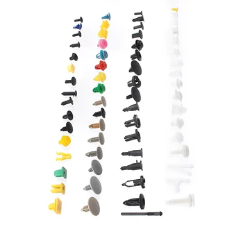 

500/1000 Pcs Universal Plastic Car Mixed Fastener Clip Bumper for Fender Trim Kit Rivet Door Panel Engine Cover Fastener Clips