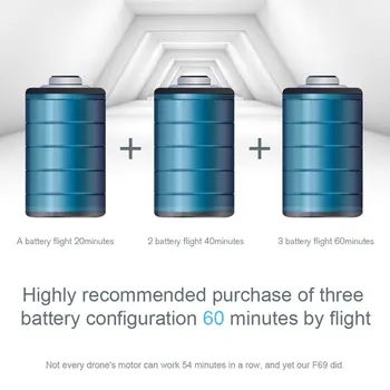 

F69 Foldable RC Drone 2.4GHz 4CH NO/420P/1080P Camera Airplane Altitude Hold Headless Mode One Key Return RC Aircraft