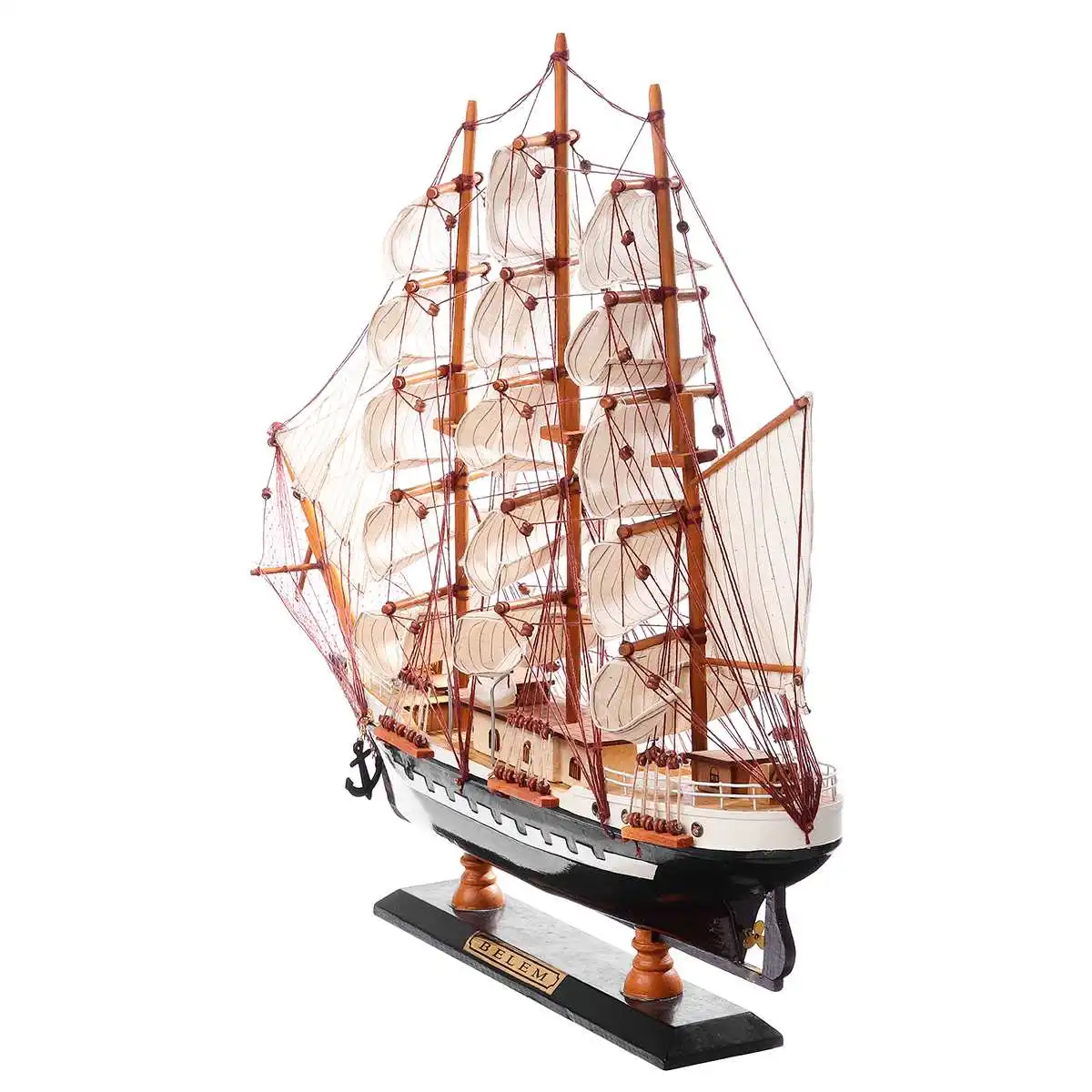 65 см деревянная модель парусника Дисплей весы декоративная лодка подарочные наборы сборка модель строительные наборы подарки украшения