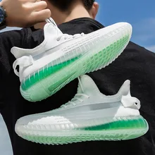 Распродажа онлайн-знаменитостей; прозрачная симфония; Кокосовая обувь; Мужская Спортивная трендовая обувь; тканая дышащая мужская обувь