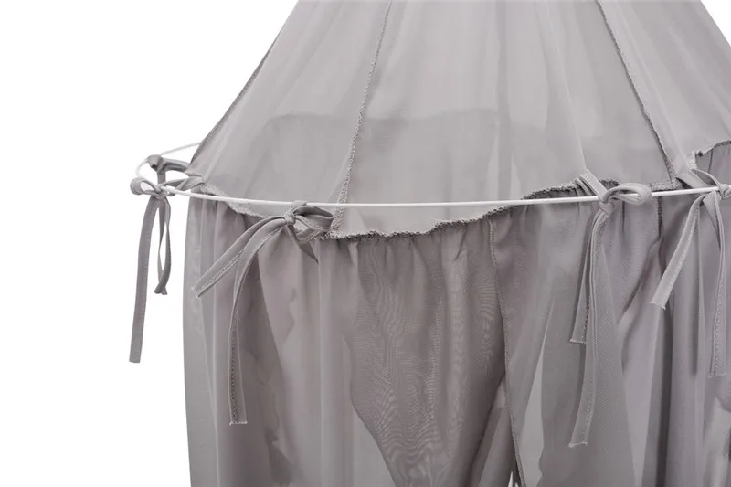 Diameter of 60 cm chiffon pennant tassel SanKaiMen nets dome bed curtain children room tents bed nets home decoration