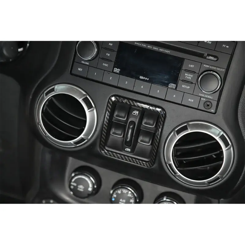 Useful Switch cover Carbon Fiber Cover For Jeep Wrangler 2011+ High quality | Автомобили и мотоциклы