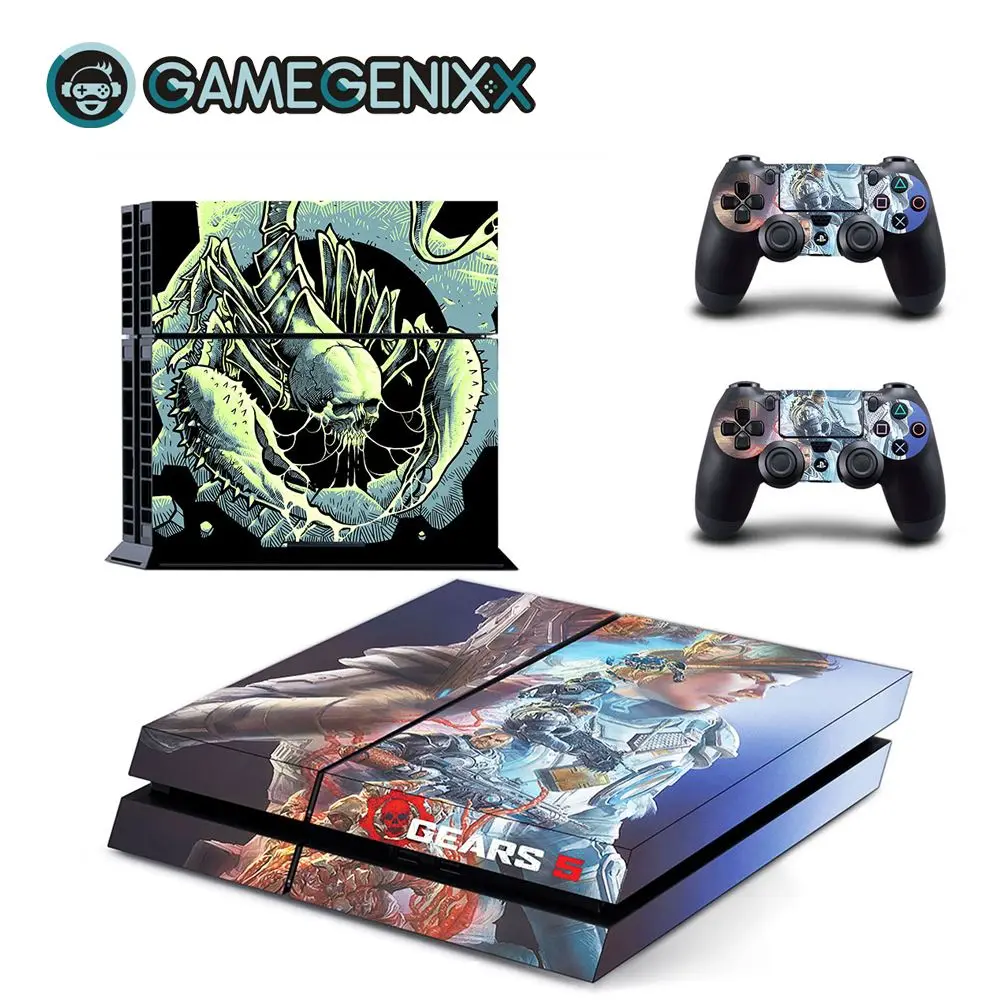 Horror Blood GAMEGENIXX кожи стикер Защитная Наклейка Обложка для PS4 консоли и 2 контроллеров-ужас крови - Color: Horror Blood