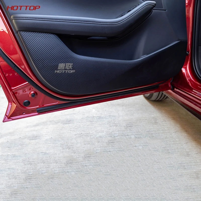 Кожаный протектор боковой край защитная накладка Защита Анти-кик двери коврики чехол для Mazda 3 axela