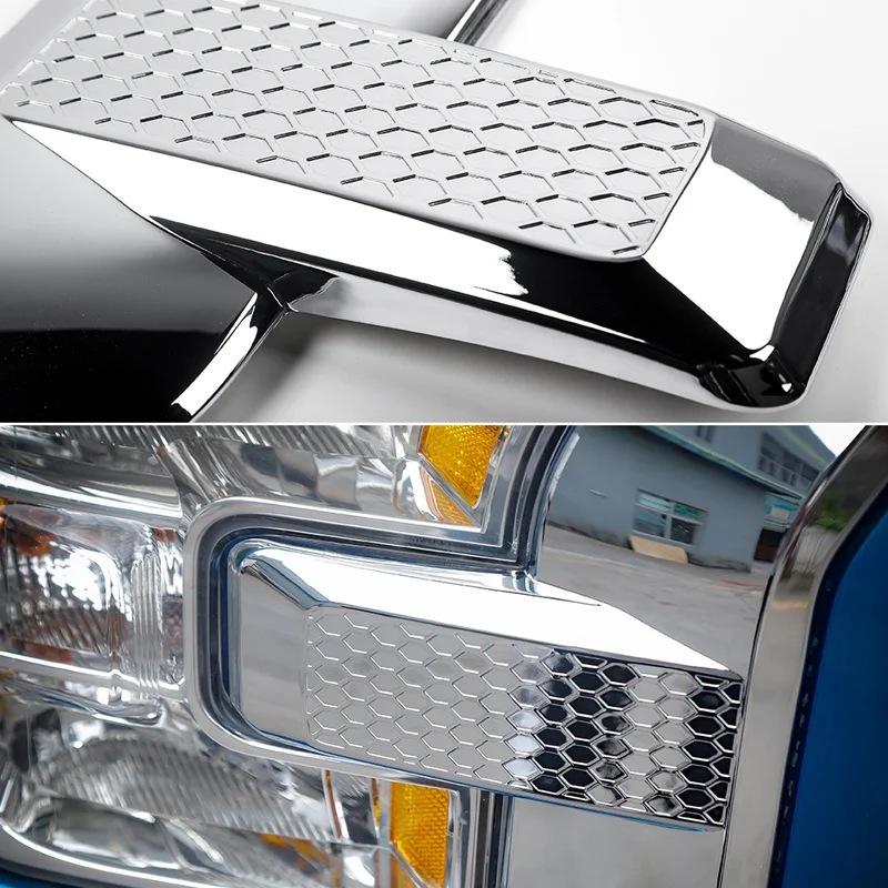 ПЕРЕДНИЙ БАМПЕР фара и решетка хромированная Накладка для Ford F150 15+ аксессуары