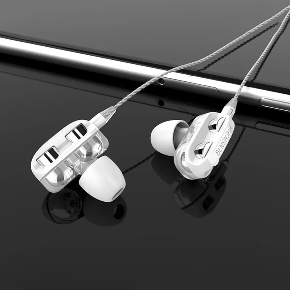 Горячая продажа HiFi тяжелый бас стерео спортивные наушники проводные вкладыши с