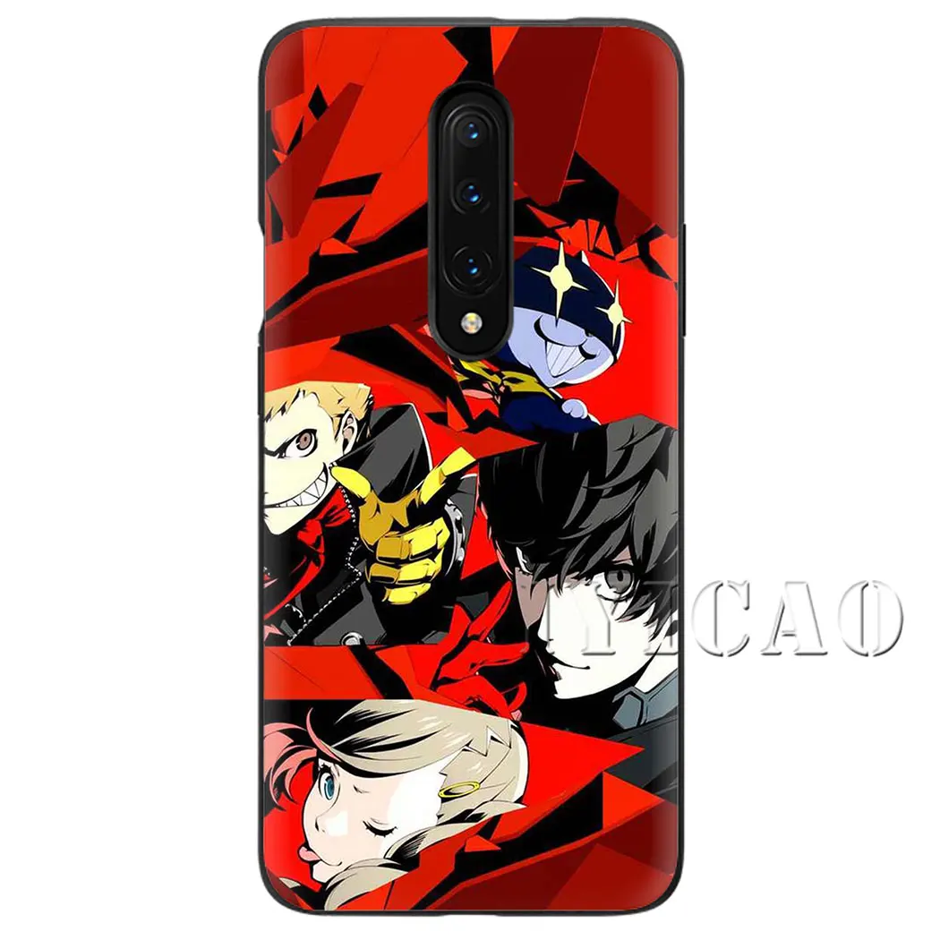 Persona 5 p5 Мягкий силиконовый чехол для телефона для oneplus 7 7T pro 5 5t 6t чехол - Цвет: 8