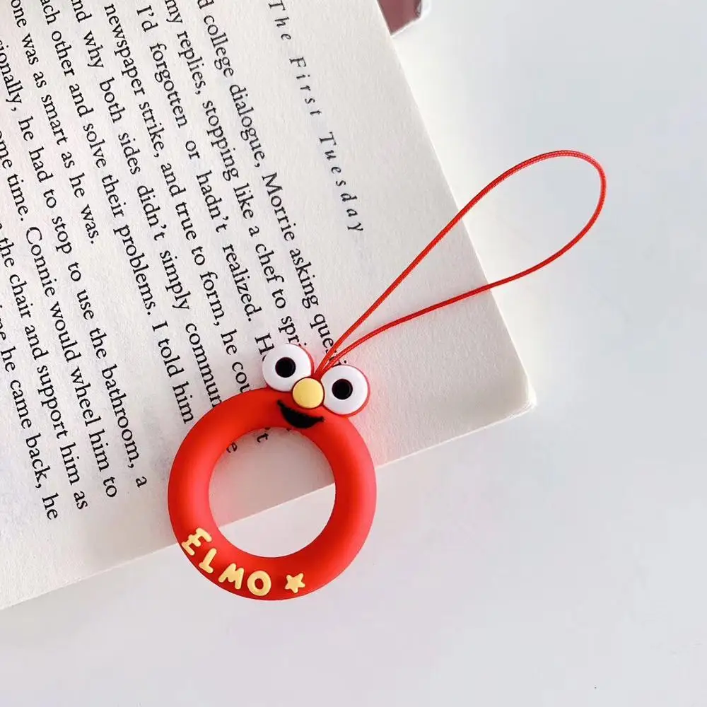A4 Милые аксессуары для airpods, кольцо на палец, ремешок, забавный мультяшный, универсальный, для iPhone, мобильный телефон, веревка, ремешок, анти-капля - Цвет: A4