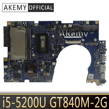 

Akemy UX303LN Laptop motherboard for ASUS UX303LN UX303LB UX303L UX303 Test original mainboard 4G RAM i5-5200U GT840M-2G