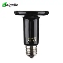 E27 220 V-240 V выращивания Керамика изоляции лампа керамическая тепловая лампа несветящаяся обогревающая лампа амфибия Аромалампа свет