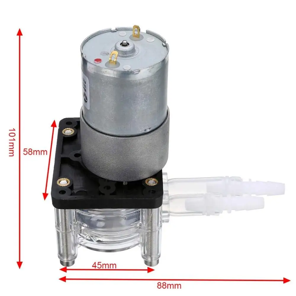 DC большой поток дозирующий насос перистальтический насос для вакуумного аквариума лабораторный аналитический(304 ролик из нержавеющей стали