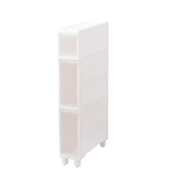 

14CM quilted storage cabinet refrigerator rack narrow slit kitchen plastic drawer storage cabinet toilet bathroom shelf