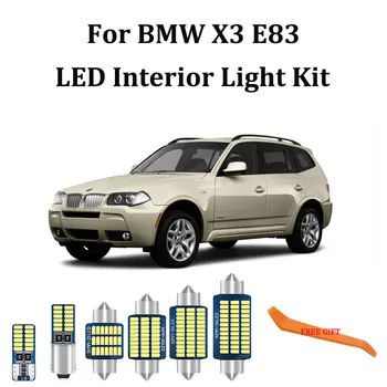 

15Pcs 100% White Error Free Canbus For BMW X3 E83 led Interior Dome Map Trunk Glove Light Kit+License Plate Light (2003-2010)