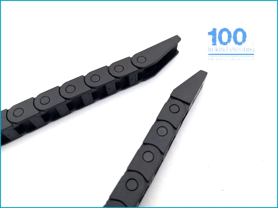 1Meter 5x5mm Wire Carrier Cable Drag Chain For CNC Router Engraving Machine Roller Plastic Transmission Chain Free shipping 15