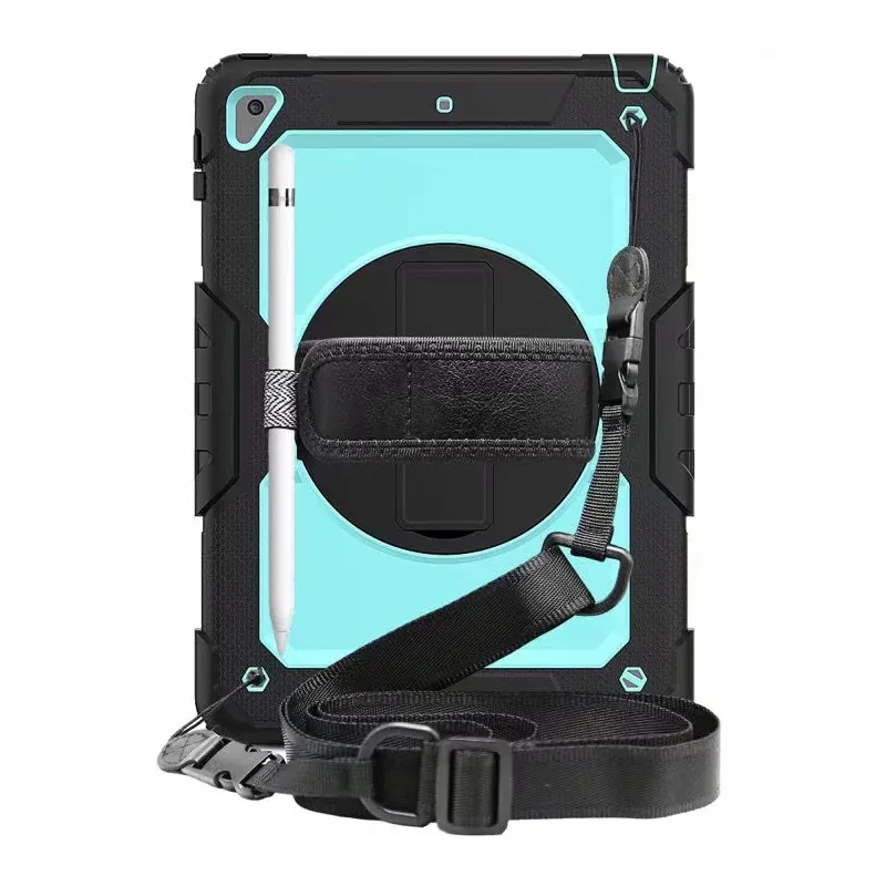 7,9 дюймов планшетный ПК чехол для iPad Mini4 Mini5 чехол Heavy Duty 3-Слои подставки комбо защитные кожаные чехлы с полным покрытием ремешок задняя крышка - Цвет: 9