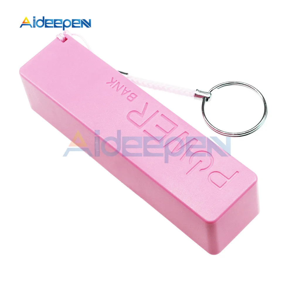 18650 Case Pink Детектор металла Комплект DC 3 V-5 V 60 мм детектив Бесконтактный Сенсор модуль с 18650 USB Мощность банка коробки DIY Kit детектор металла искатель - Цвет: 18650 Case Pink