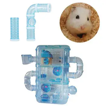 

DishyKooker External Connection Tunnel Track Tube Toy for Hamster Sports