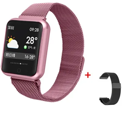 P68-Match 31 P68 Bluetooth Смарт-часы с поддержкой кровяного кислорода и давления пульса IP68 Водонепроницаемые спортивные Смарт-часы для Xiaomi Apple W55 IWO11 - Цвет: P68-Match 31