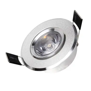 

1W LED Ceiling Spotlight 85-265V Large Lens Spotlight Jewelry Showcase Clothes Shoes Shop Lighting Lamp Bull Eye Lamp drop ship