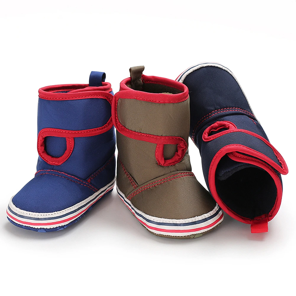 Детские сапоги одежда для малышей для маленьких мальчиков и девочек из плотной ткани; ботинки и спортивная обувь Однотонная повседневная обувь мягкие модные кроссовки; обувь