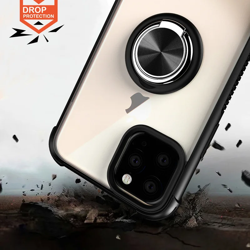 Кольцевой чехол для телефона iPhone11 PRO MAX XS xr x|Чехлы-накладки| |