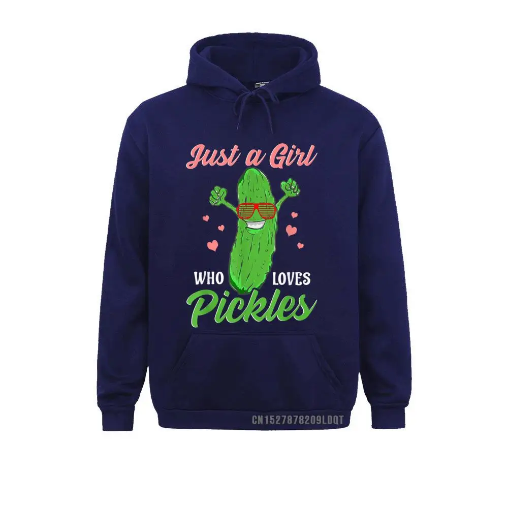 Just A Girl Who Loves Pickles Gift Pickle Food Costume Party T-Shirt__B13767 Funny Sweatshirts for Men Mother Day Hoodies Hoods Long Sleeve Family Just A Girl Who Loves Pickles Gift Pickle Food Costume Party T-Shirt__B13767navy